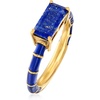image:imageRossSimons Gemstone and Enamel Ring in 18kt Gold Over SterlingLapis Lazuli