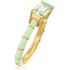 image:imageRossSimons Gemstone and Enamel Ring in 18kt Gold Over Sterlingprasiolitequartz