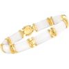 image:imageRossSimons Good Fortune Jade Bracelet in 18kt Gold Over SterlingAgate