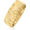 image:imageRossSimons Italian 10kt Yellow Gold DiamondCut RingNo Gemstone