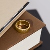 image:imageRossSimons Italian 10kt Yellow Gold DiamondCut RingNo Gemstone