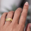 image:imageRossSimons Italian 10kt Yellow Gold DiamondCut RingNo Gemstone