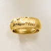 image:imageRossSimons Italian 10kt Yellow Gold DiamondCut RingNo Gemstone