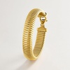 image:imageRossSimons Italian 12mm 14kt Yellow GoldPlated Omega Braceletno gemstone