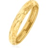 image:imageRossSimons Italian 14kt Yellow Gold DiamondCut RingNo Gemstone