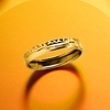 image:imageRossSimons Italian 14kt Yellow Gold DiamondCut and Polished RingNo Gemstone