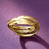 image:imageRossSimons Italian 14kt Yellow Gold Rolling RingNo Gemstone