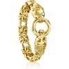 image:imageRossSimons Italian 14kt Yellow GoldPlated Double Lion Head Byzantine Braceletno gemstone