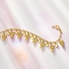 image:imageRossSimons Italian 18kt Gold Over Sterling Cherub and Heart Charm Bracelet 7 inches