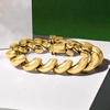 image:imageRossSimons Italian 18kt Gold Over Sterling Large San Marco Braceletno gemstone