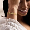 image:imageRossSimons Italian 18kt Gold Over Sterling Sunflower Braceletno gemstone