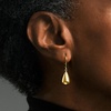 image:imageRossSimons Italian 18kt Yellow Gold Teardrop Earrings
