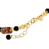 image:imageRossSimons Italian LeopardPrint Murano Glass Bead Bracelet in 18kt Gold Over Sterling 7 inches