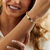 image:imageRossSimons Italian Onyx and 130 ct tw CZ Twisted Cuff Bracelet in 18kt Gold Over SterlingOnyx