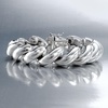 image:imageRossSimons Italian Sterling Silver Large San Marco Braceletno gemstone