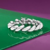 image:imageRossSimons Italian Sterling Silver Large San Marco Braceletno gemstone