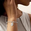 image:imageRossSimons Italian Sterling Silver Miraculous Medal Charm Braceletno gemstone