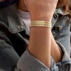 image:imageRossSimons Italian Sterling Silver MultiRow Heart Bracelet70 Inches