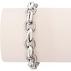 image:imageRossSimons Italian Sterling Silver Textured and Polished MultiLink Braceletno gemstone