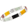 image:imageRossSimons Jade Good Fortune Bracelet in Sterling Silver