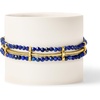 image:imageRossSimons Lapis Bead and SnakeChain Bracelet in 18kt Gold Over Sterling 7 inches