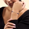 image:imageRossSimons Lapis and 10 ct tw CZ Evil Eye Stretch Bracelet in 18kt Gold Over Sterling