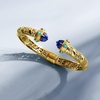 image:imageRossSimons Lapis and Turquoise Cuff Bracelet in 18kt Gold Over SterlingLapis Lazuli