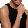 image:imageRossSimons Larimar and 380 ct tw Swiss Blue Topaz Bracelet in Sterling Silverlarimar