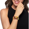image:imageRossSimons MultiGemstone Jewelry Set 5 Bead Stretch Bracelets With Sterling Silver7 Inches