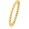 image:imageRossSimons Pure Collection Italian 2mm 14kt Yellow Gold Bead Ring Size 5