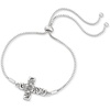 image:imageRossSimons Sterling Silver BaliStyle Floral Cross Bolo Bracelet