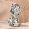 image:imageRossSimons Turquoise Highway Cuff Bracelet in Sterling SilverStabilized Turquoise
