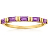 image:imagePure Collection by RossSimons 040 ct tw Amethyst Ring in 14kt Yellow GoldAmethyst