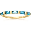 image:imagePure Collection by RossSimons 040 ct tw London Blue Topaz Ring in 14kt Yellow GoldTopaz