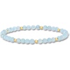 image:imagePure Collection by RossSimons 2000 ct tw Aquamarine Bead Stretch Bracelet With 14kt Yellow Goldaquamarine
