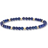 image:imagePure Collection by RossSimons 445mm Lapis Bead Stretch Bracelet With 14kt Yellow GoldLapis Lazuli