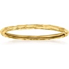 image:imagePure Collection by RossSimons Italian 14kt Yellow Gold Grooved RingNo Gemstone
