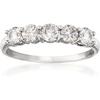 image:imageRossSimons 050 ct tw Diamond 5Stone Ring in 14kt White GoldDiamond