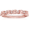 image:imageRossSimons 050 ct tw Morganite Ring With Diamonds in 18kt Rose Gold Over SterlingMorganite