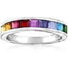 image:imageRossSimons 090 ct tw MultiGemstone Ring in Sterling SilverAmethyst