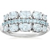 image:imageRossSimons 100 ct tw Aquamarine and 20 ct tw Swiss Blue Topaz Ring in Sterling SilverAquamarine