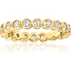 image:imageRossSimons 100 ct tw BezelSet Diamond Eternity Band in 14kt Yellow GoldDiamond