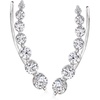 image:imageRossSimons 100 ct tw Diamond Ear Climbers in 14kt White Gold