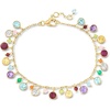 image:imageRossSimons 1080 ct tw MultiGemstone Bead Station Bracelet in 18kt Gold Over Sterling 7 inches
