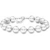 image:imageRossSimons 10mm Sterling SilverPlated Bead Bracelet 7 inches