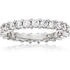 image:imageRossSimons 120 ct tw CZ Eternity Band in Sterling SilverCubic Zirconia