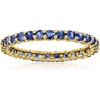 image:imageRossSimons 120 ct tw Sapphire Eternity Band in 14kt Yellow GoldSapphire