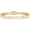 image:imageRossSimons 1200 ct tw Ethiopian Opal Tennis Bracelet in 18kt Gold Over SterlingOpal