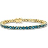 image:imageRossSimons 1200 ct tw London Blue Topaz Tennis Bracelet in 18kt Gold Over SterlingTopaz