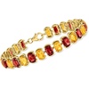 image:imageRossSimons 1400 ct tw Garnet and 1100 ct tw Citrine Bracelet in 18kt Gold Over Sterlingcitrine